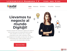 Tablet Screenshot of kaudal.net